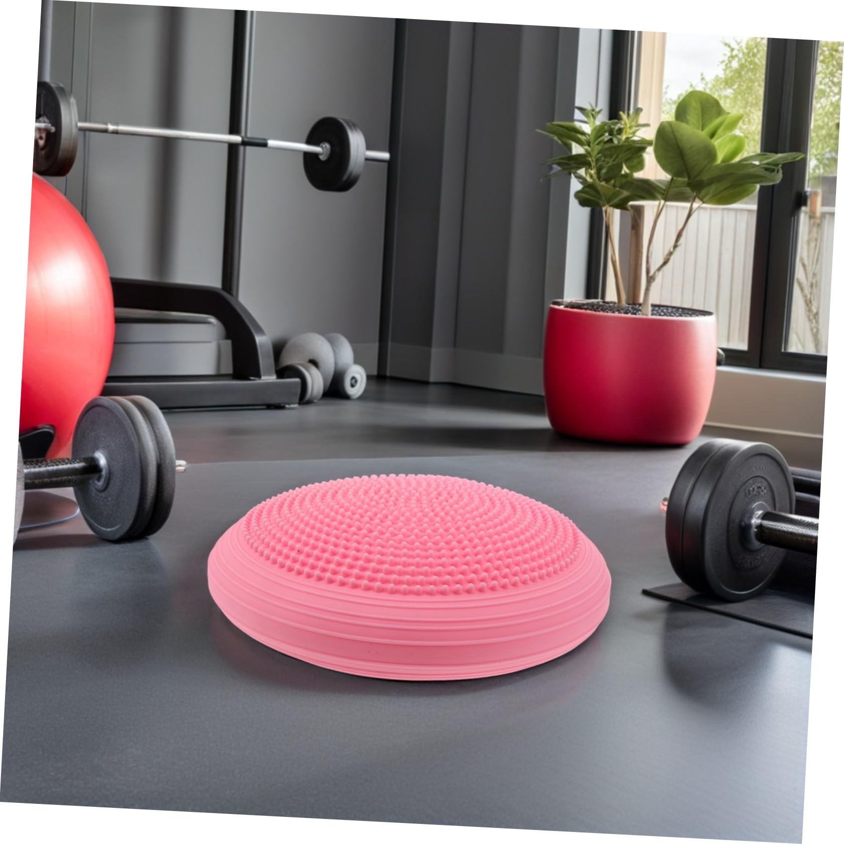 Abaodam Tappetino Spesso Per Esercizi Di Fitness Antiscivolo Per Yoga e Pilates Imbottito Per Ginocchia e Polsi Portatile Per Casa e Palestra
