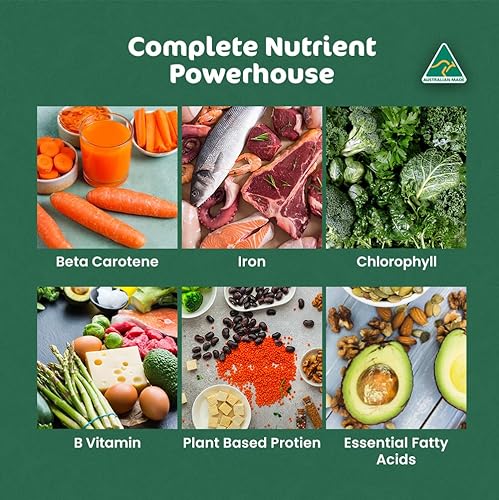 Miniatura 2 de Biogenesis Mini tabletas de espirulina orgánica, 300 unidades (200 mg) Algas azul-verdes cultivadas en Australia Ricas en ficocianina, clorofila