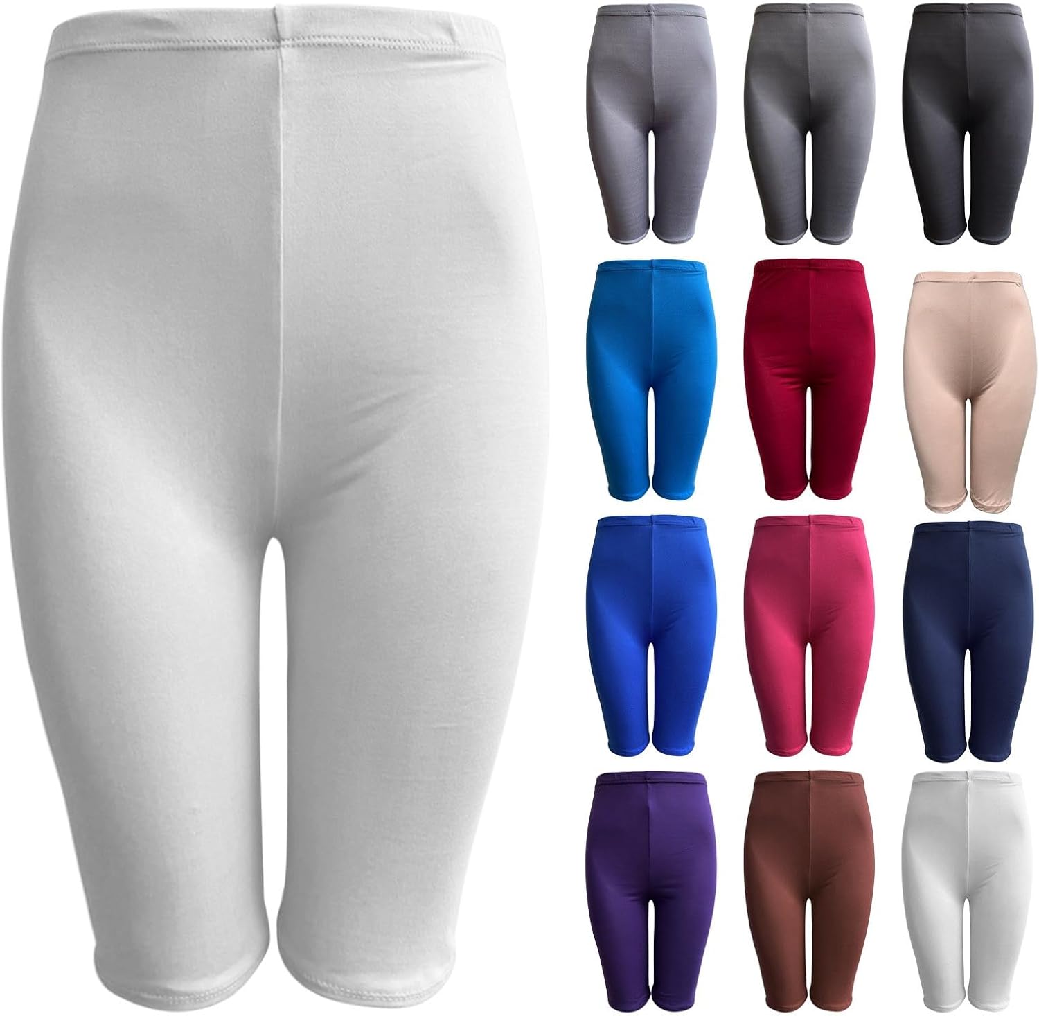 Curvy Leggings Pantaloncini Stretti Donna Pantaloni Corti Da Yoga