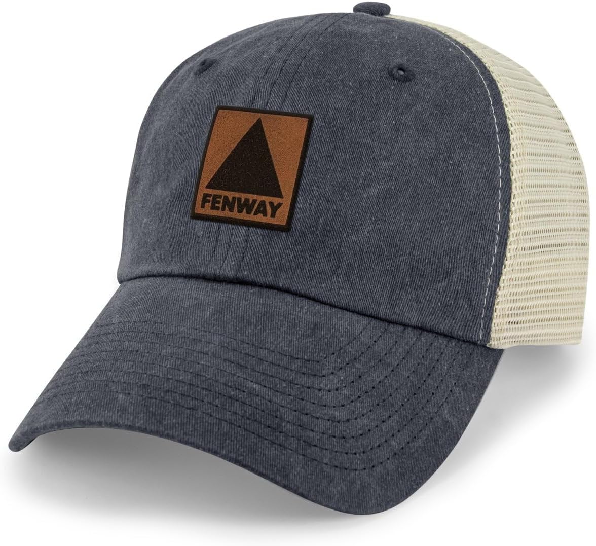 Chowdaheadz Fenway Leather Patch Relaxed Trucker Hat