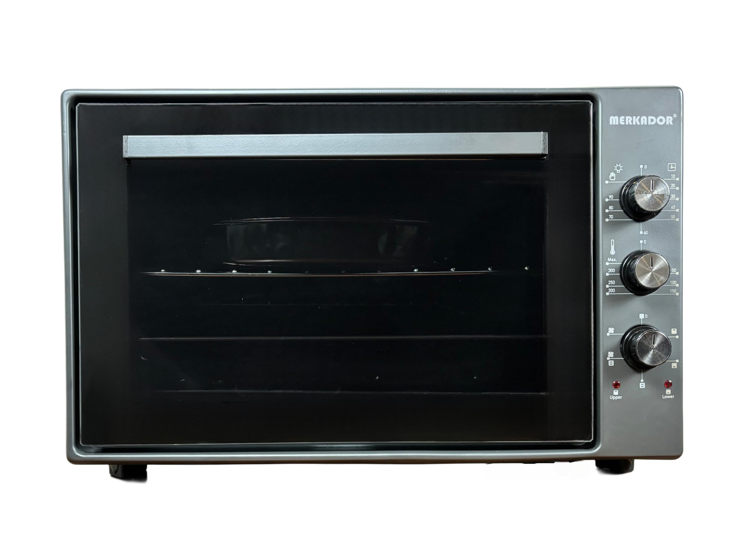 Four Autonome - Air Chaud - Intérieur Émaillé Facile à Nettoyer (Anthracite, 60 Litres)