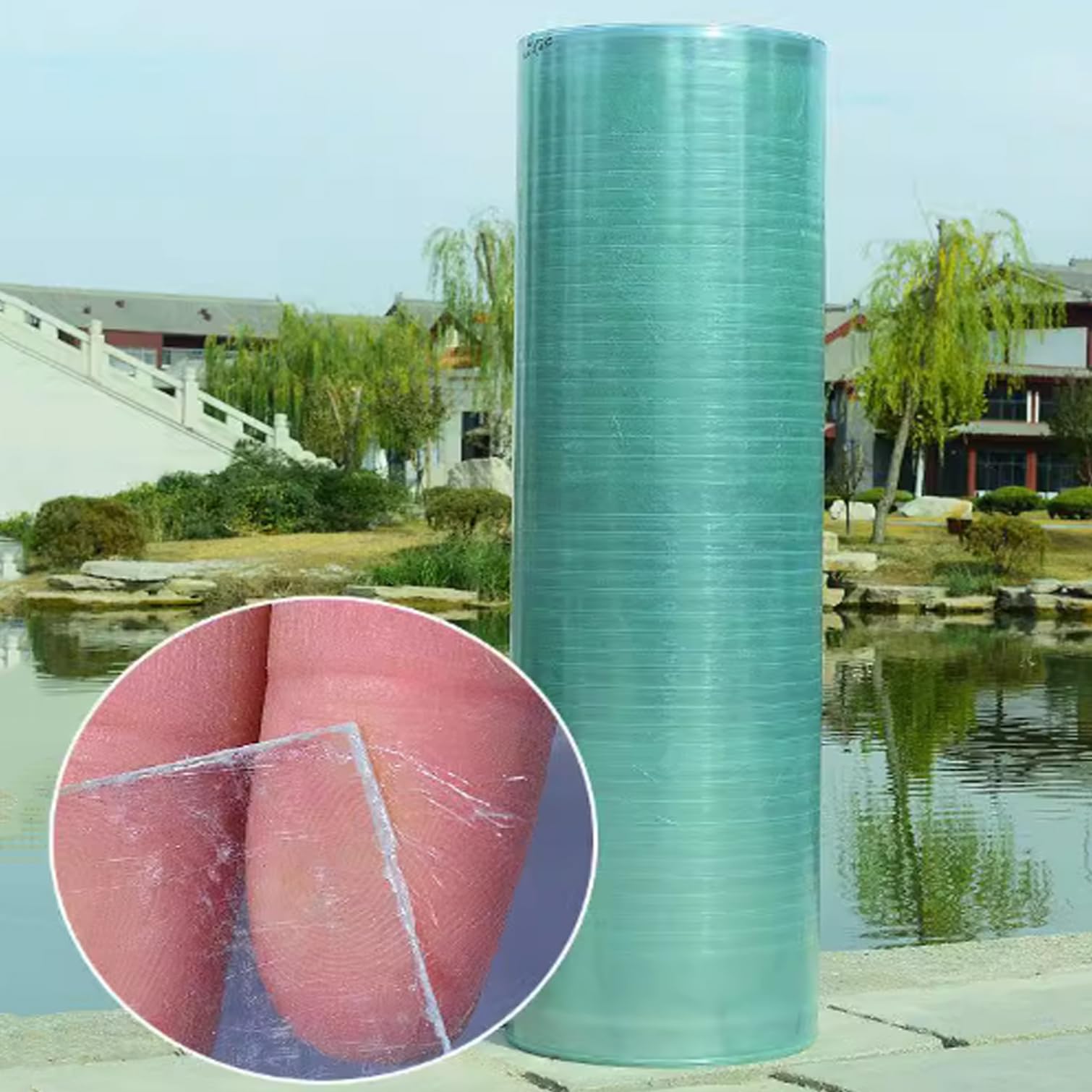 Paneles de techo de policarbonato transparente, resistentes a los rayos UV, impermeable, para cochera al aire libre, hojas fáciles de cortar (0,5 x 4 m), solución duradera para techos de invernadero