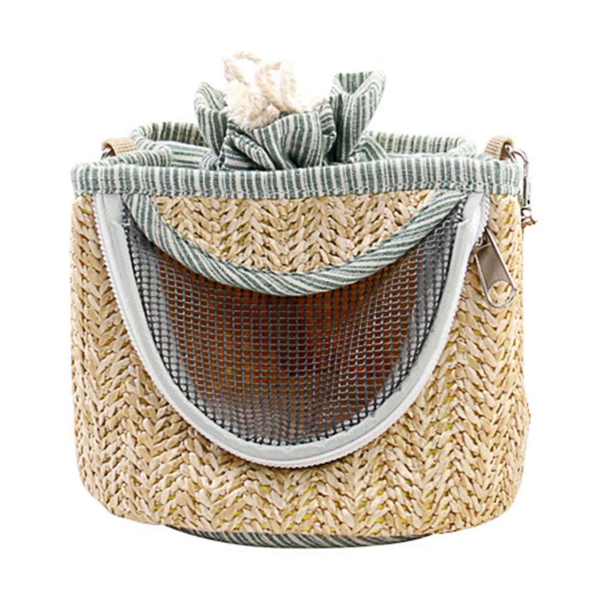 Sosoport 1Pc Portable Hamster Carrier Bag Soft Sided Travel Backpack for Pets Comfortable Convenient Design for Hamsters Hedgehogs Animals Random Color Random Color