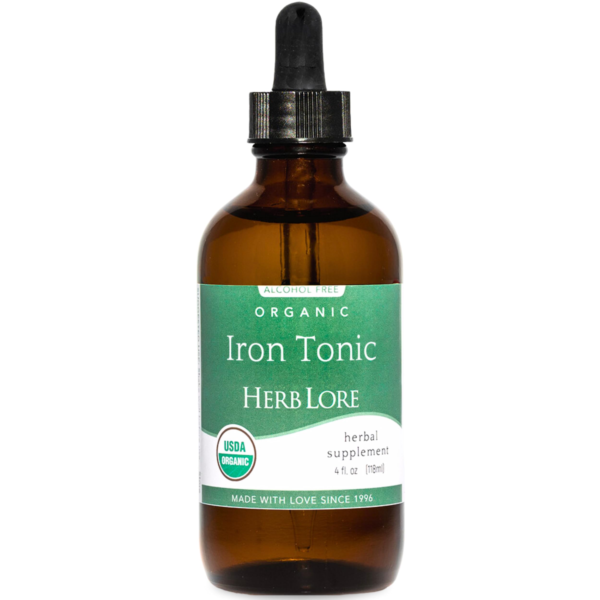 Amazon.com: Herb Lore Iron Tonic - Organic Liquid Iron Drops 
