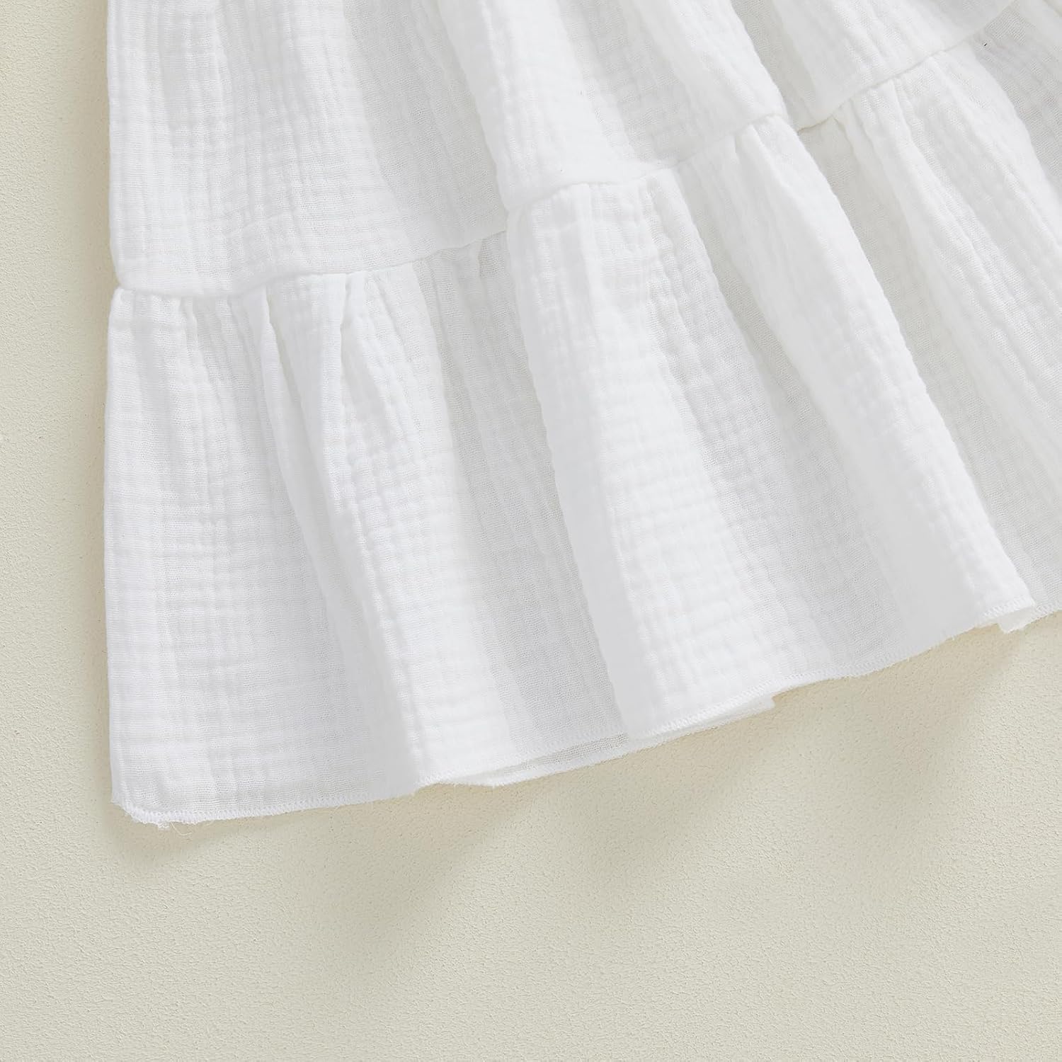 Kavousa Toddler Girl Dress Baby Girls Summer Clothes Linen Sleeveless Smocked Dresses Boho Dresses Casual Infant Sundress