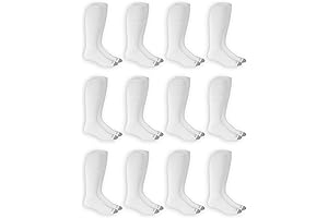Men's Long, Protective Tube Socks - 12 Pack