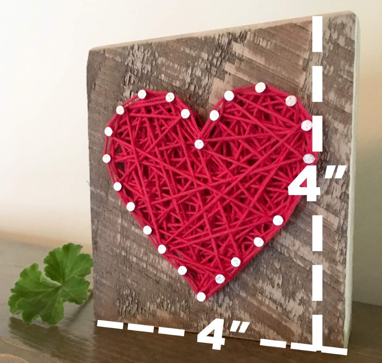 Do it Yourself String Art Heart Sign kit. DIY Craft Project for Kids and Adults. Make Your own Valentines Day Gift. DIY kit. Fun Experience Gift for Kids.