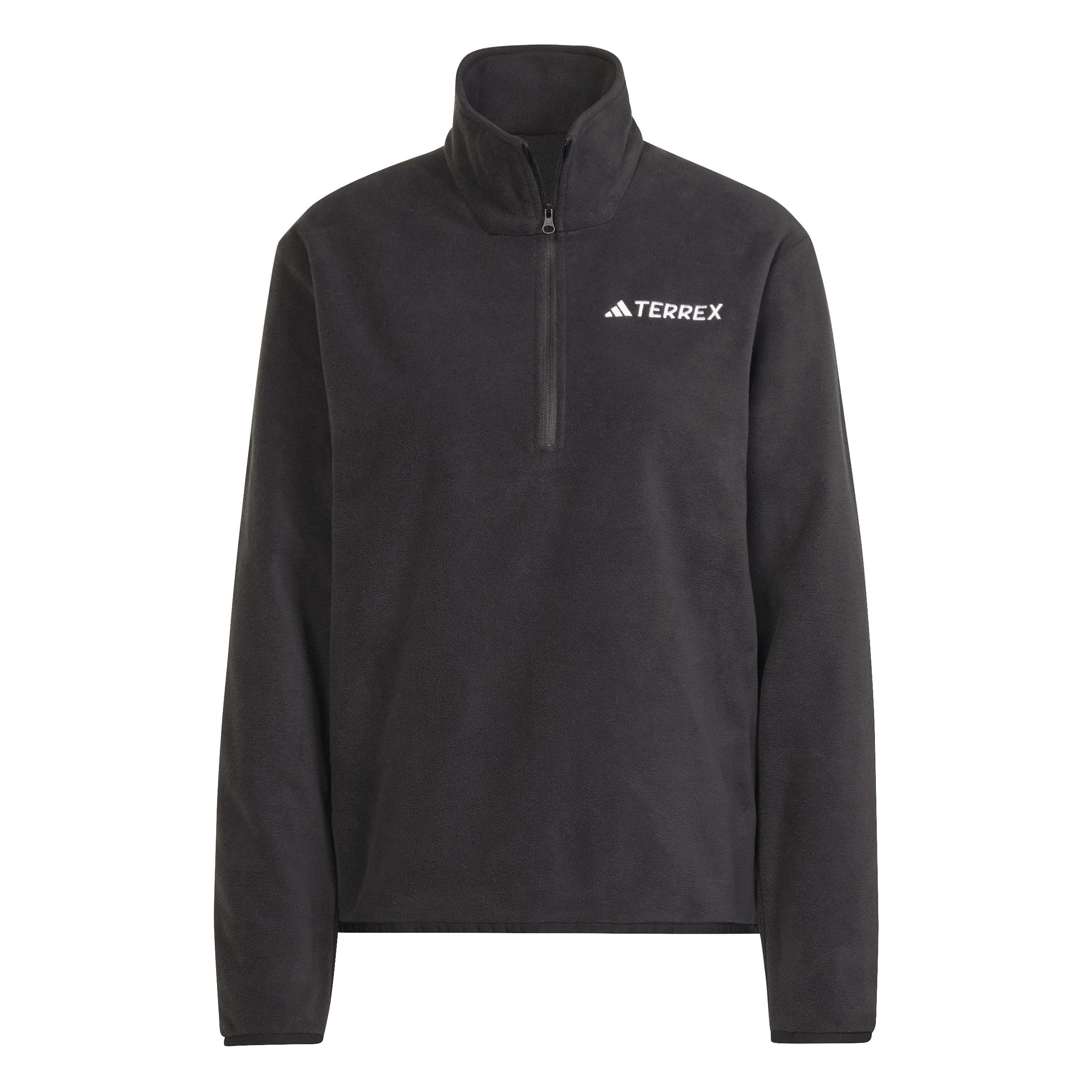 adidas Women's Terrex Multi Essentials Half Zip Fleece Jacket, black, S