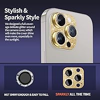 Vista 3 de Protector de lente de cámara para iPhone 15 Pro MaxiPhone 15 Pro, protector de pantalla de vidrio templado 9H, cubierta de lente de cámara de metal