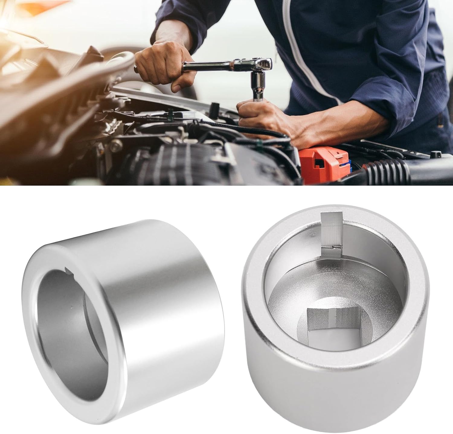 Precisions Aluminum Crankshaft Turning Socket Tool Ergonomic Handle Designs Simple Operate for Car Big Block Engines