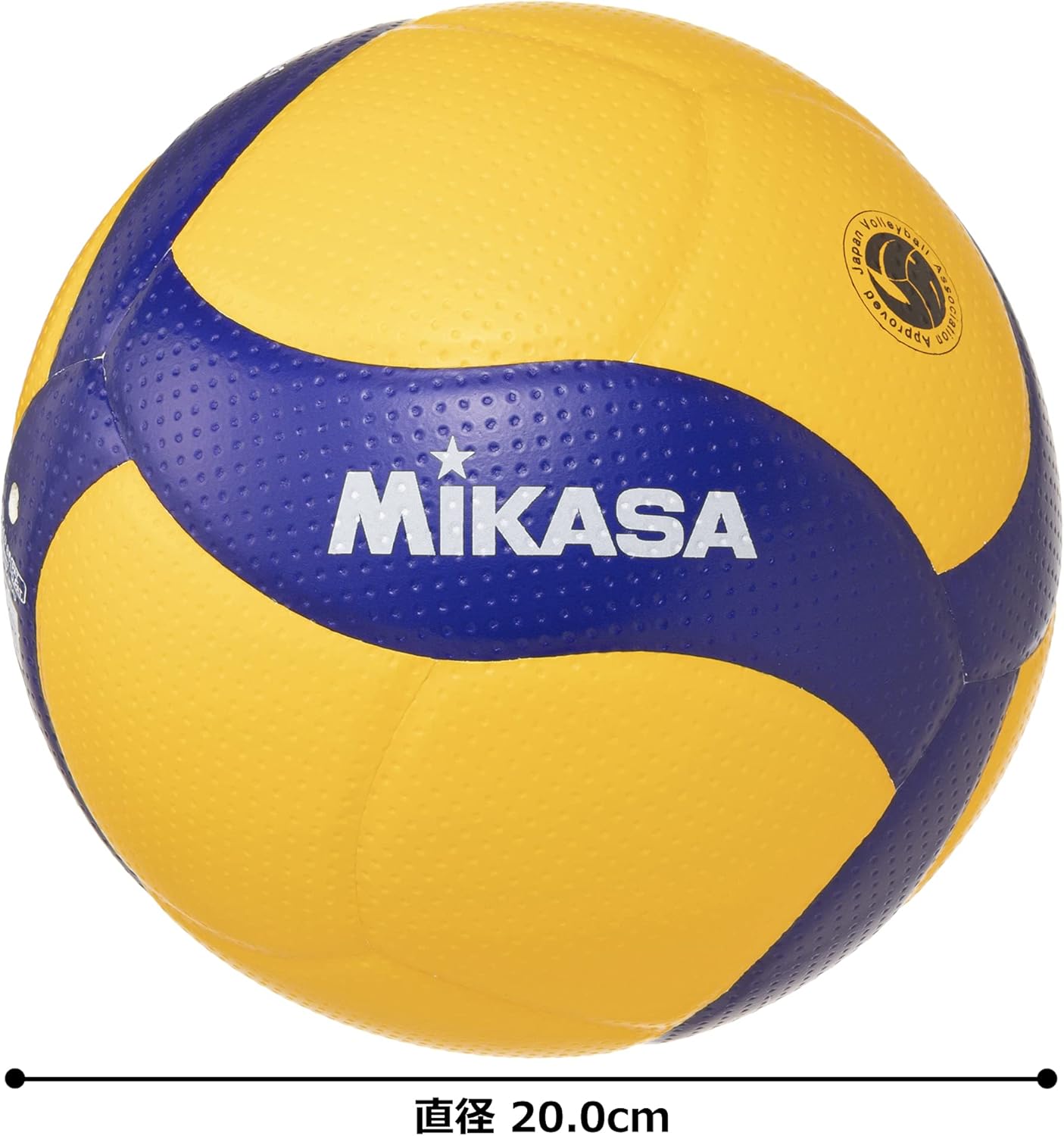 Mikasa Valley, No. 4, Test Sphere, Yellow/Blue, V400W