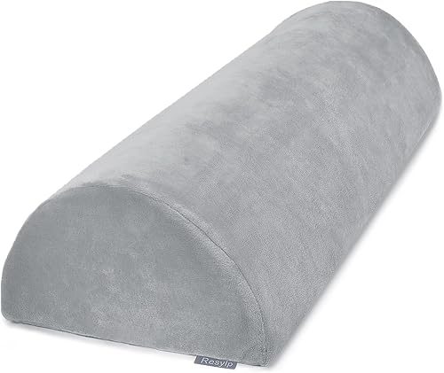 Almohada de rodilla para dormir de espalda, almohada de espuma viscoelástica para piernas, almohada debajo de la rodilla para dormir, almohada de