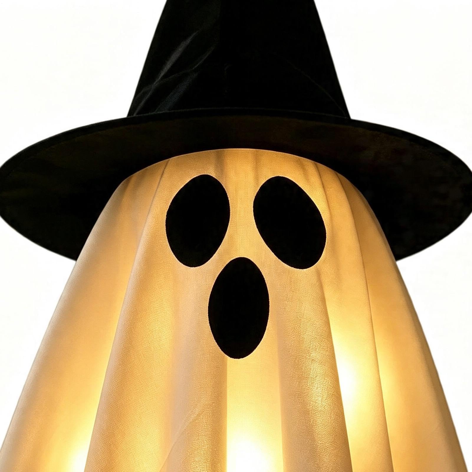 Schwingendes Gespenst 1,5 m beleuchtete Halloween-Dekoration mit | Horror Gespenst Deko-Ornamente Für Party, Spukhaus, Hof, , , Fenster Und Den Garten