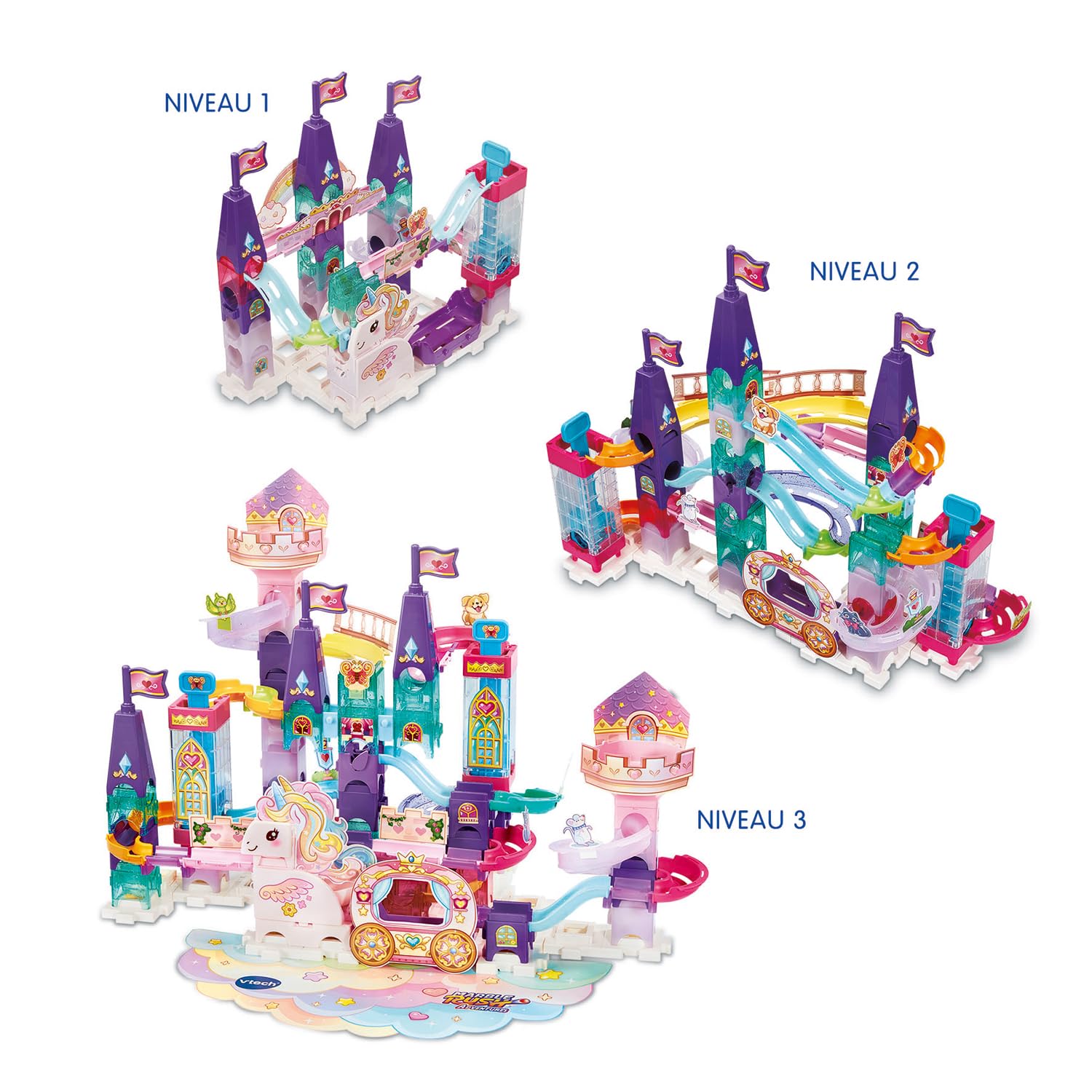 VTech Marble Rush Adventures Schloss der verzauberten Prinzessin, Kugelbahn