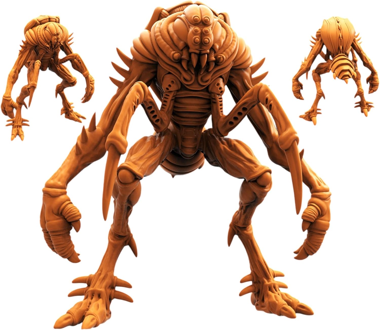 TYL Arachminid Warriors Unpainted Miniature for War Gaming | RPG Scale Figures, Detailed Tabletop Board Game Accessories | Realistic Tabletop Miniatures (Combo of 6, 32mm)