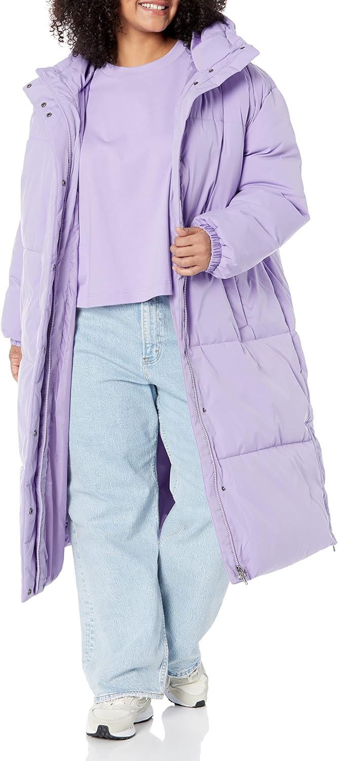 Amazon Essentials Women's Oversized Long Puffer Jacket (Available in Plus Size) - Image 7