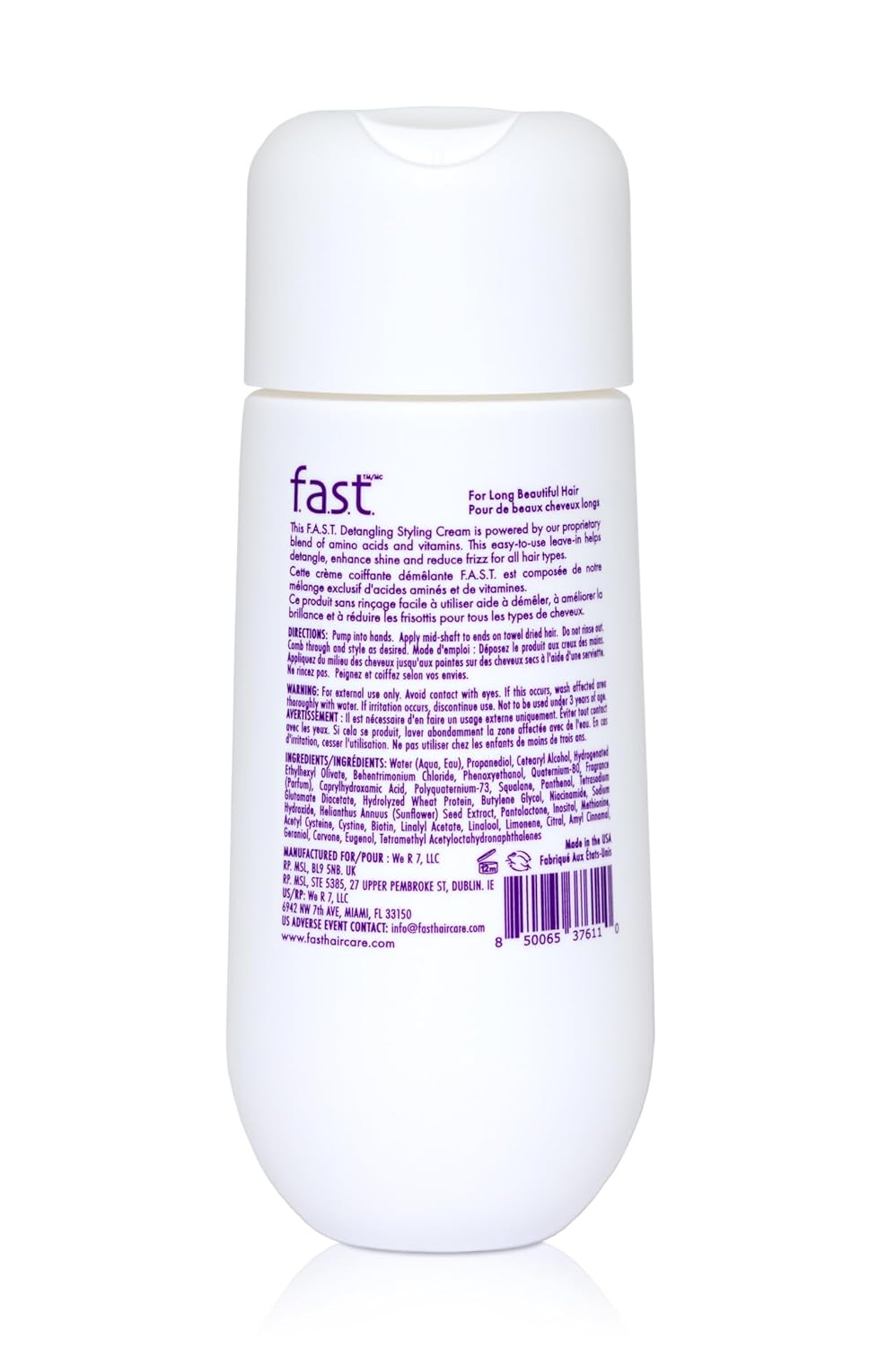 Nisim F.A.S.T. Fortified Amino Scalp Therapy Detangling Styling Cream for Long Beautiful Hair, 3 oz (6 oz)
