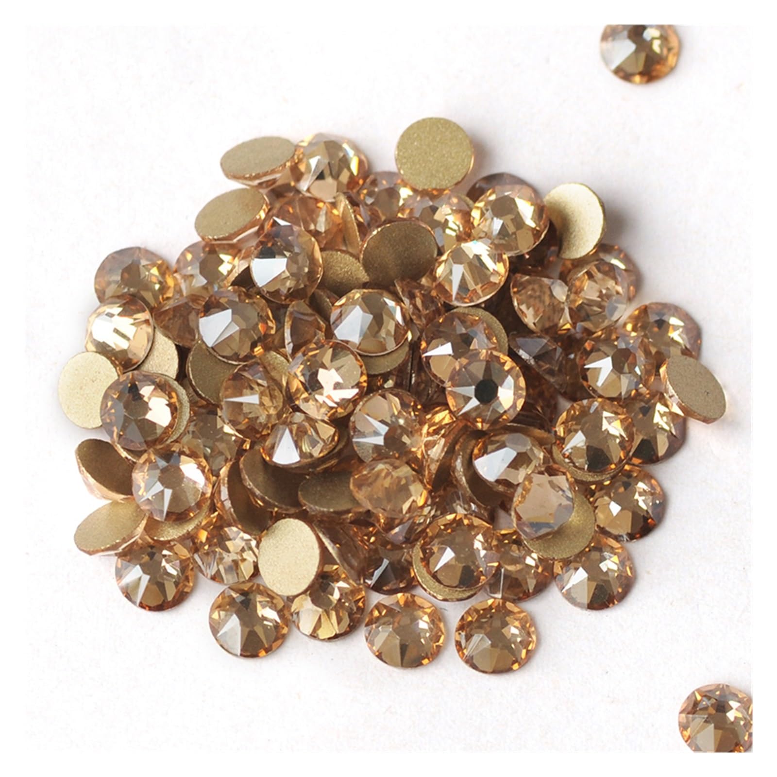 Hotfix Strass Strass fai da te senza hotfix, strass adesivi for unghie, a fondo piatto for decorazioni nail art(Capri Blue,SS20 1440Pcs)