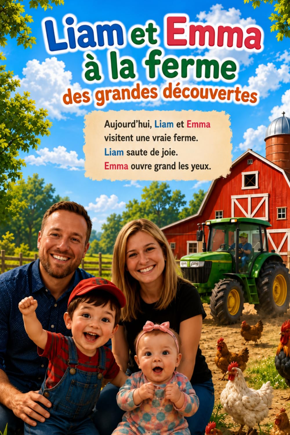 Liam et Emma à la ferme des grandes découvertes