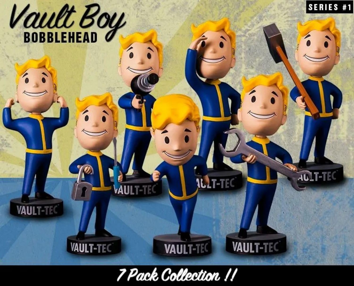 Boneco Fallout 4 Vault Boy 111 Bobble Head Série 1 (Resistência