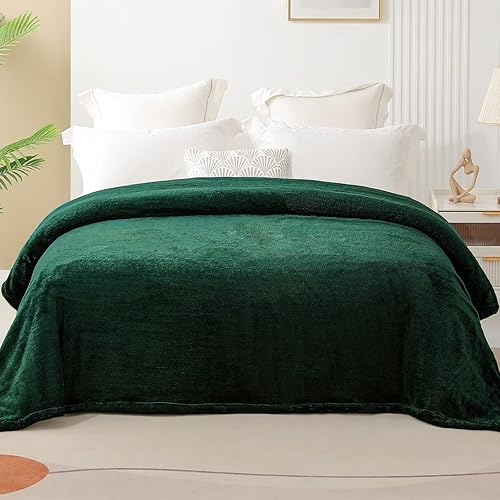 Miniatura 1 de Whale Flotilla Manta de felpa de piel sintética tamaño Queen, manta de forro polar suave y transpirable para todas las estaciones, colcha ligera y