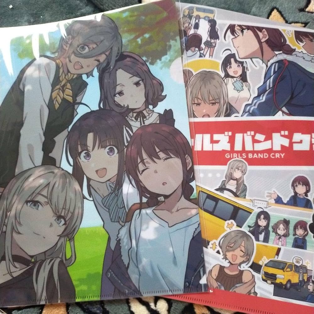 GIRLS BAND CRY 1st FAN BOOK　特典2種セット　メロブ GIRLS BAND CRY 1st FAN BOOK メロンクリアファイル - メルカリ