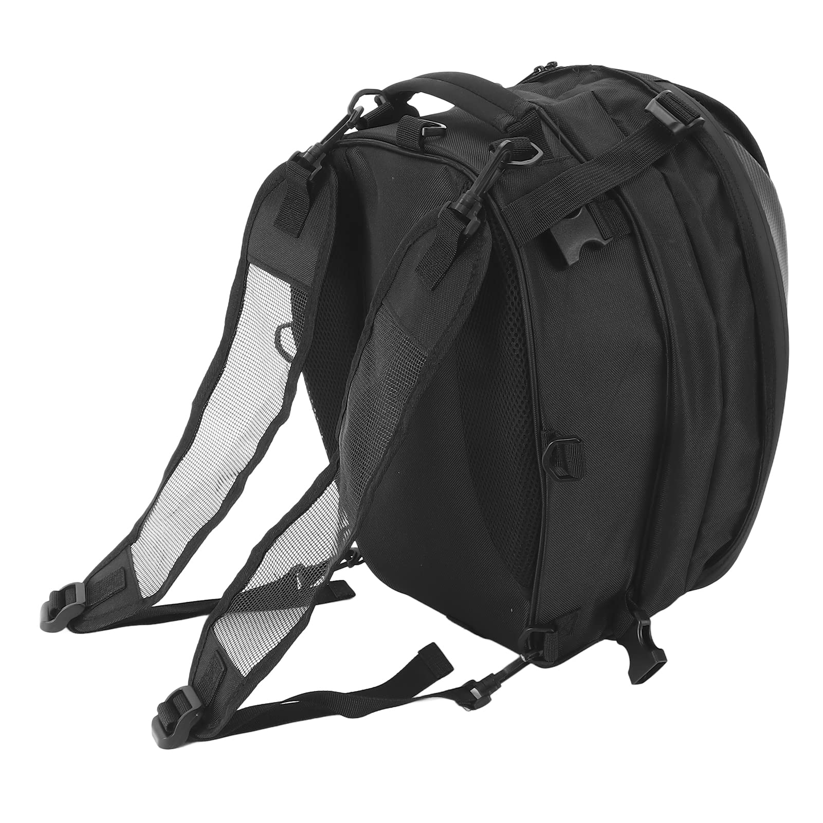 Bolsa de Asiento Trasero para Motocicleta, Gran Capacidad, Bolsa Trasera Universal Impermeable con Respaldo Transpirable, se Convierte en Mochila para Almacenamiento del Conductor,
