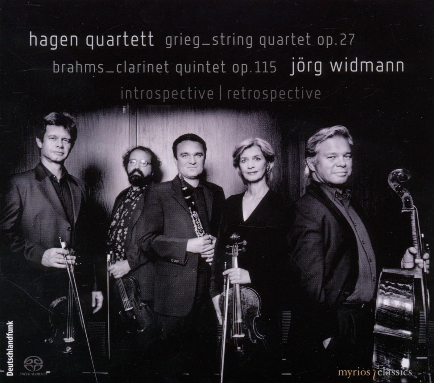 Introspective / Retrospective [Audio CD] Hagen Quartett; J rg Widmann; Johannes Brahms; Edvard Grieg and Jörg Widmann