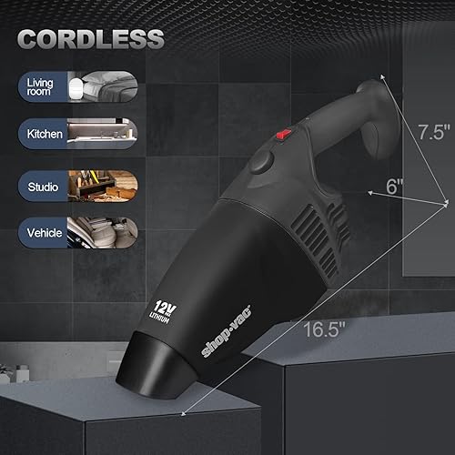 Miniatura 8 de Shop-Vac Aspiradora en húmedoseco HP de 2.5 galones 2.0 Peak + aspiradora de mano inalámbrica