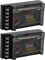 Fydun 300W 2-Way Car Audio Crossover - Universal Speaker Frequency Divider with Heat Dissipation & Bass Boost