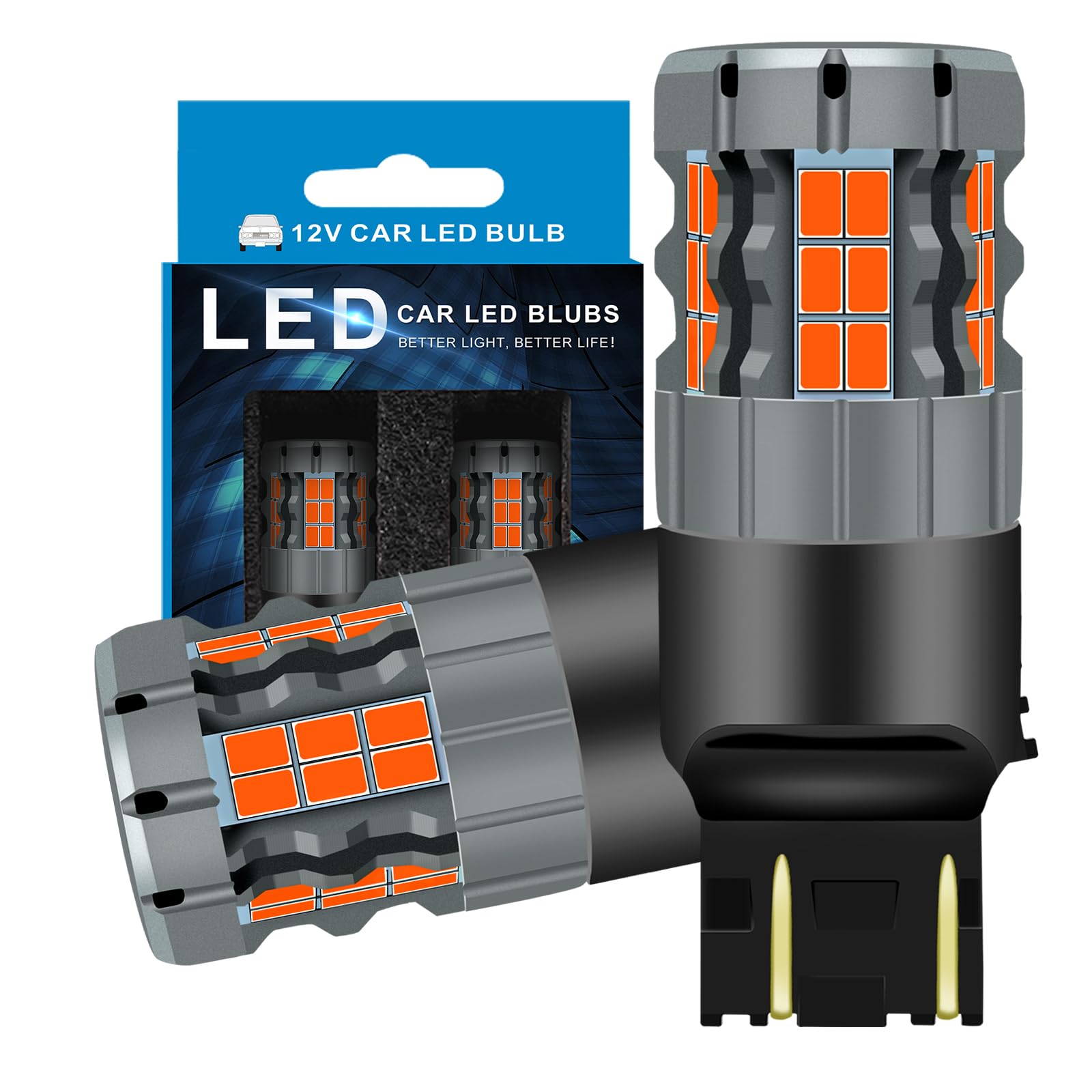 Amazon.com: Zyvirexa 7443 LED Brake Light Bulbs Compatible For