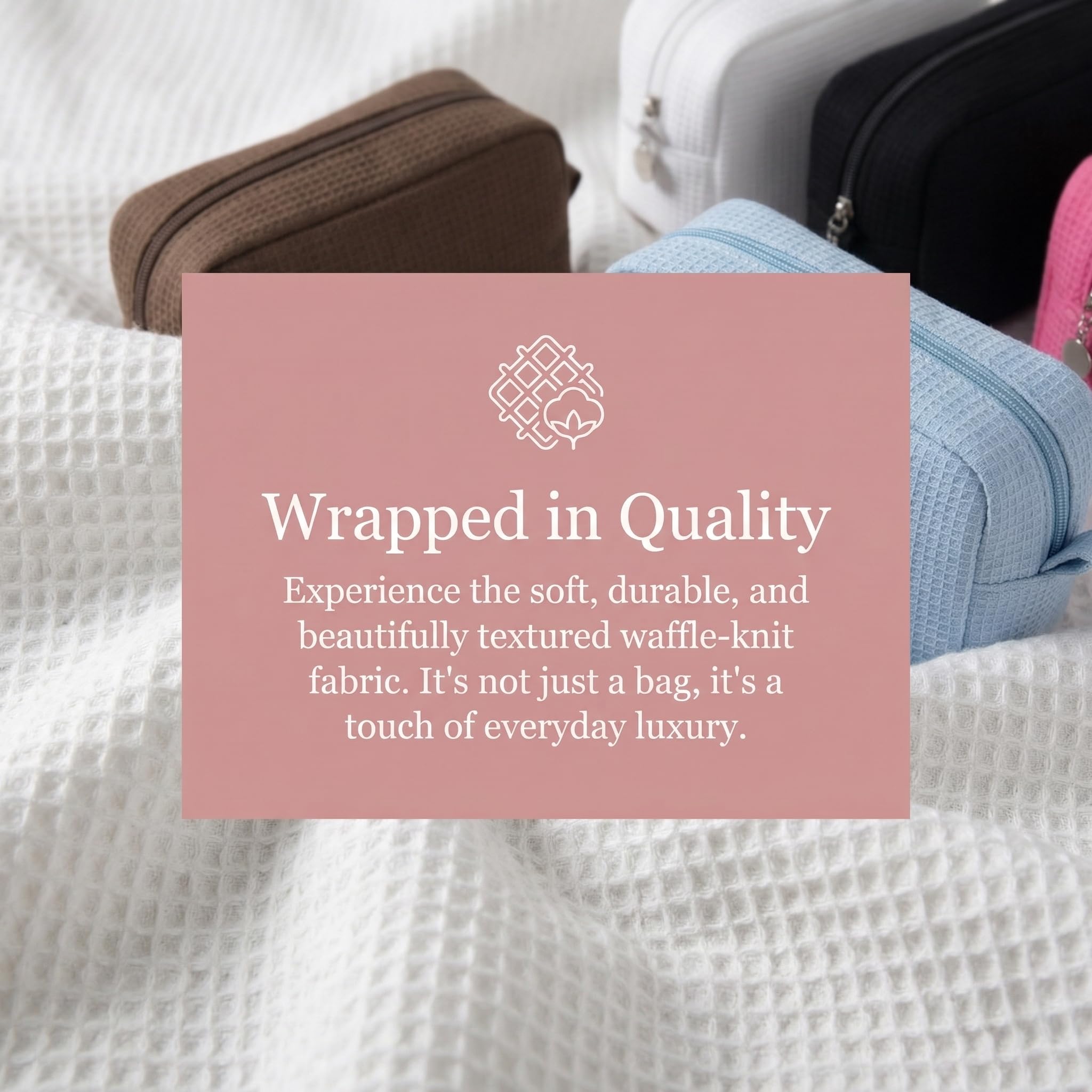 Borsa da trucco personalizzata con nome ricamato, borsa da bagno in maglia goffrata personalizzata per donne, borsa da viaggio grande e piccola borsa da trucco per regali da damigella