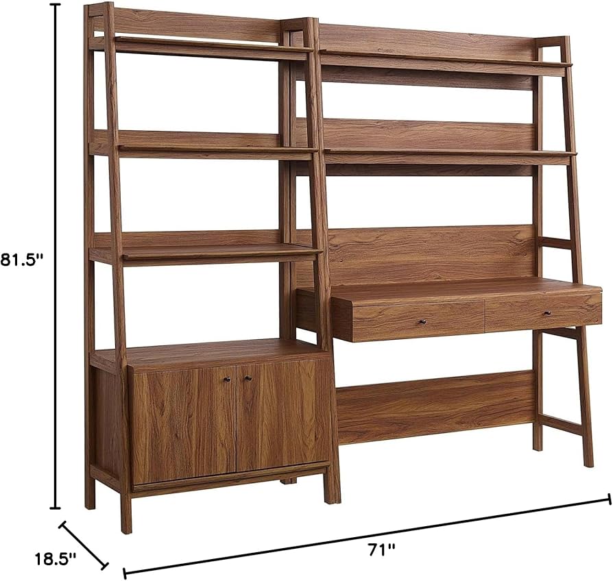 オフィス家具 Davidoff Ashley Roanhowe 3 Piece Home Office Desk Set H769-21-70-H220-05A