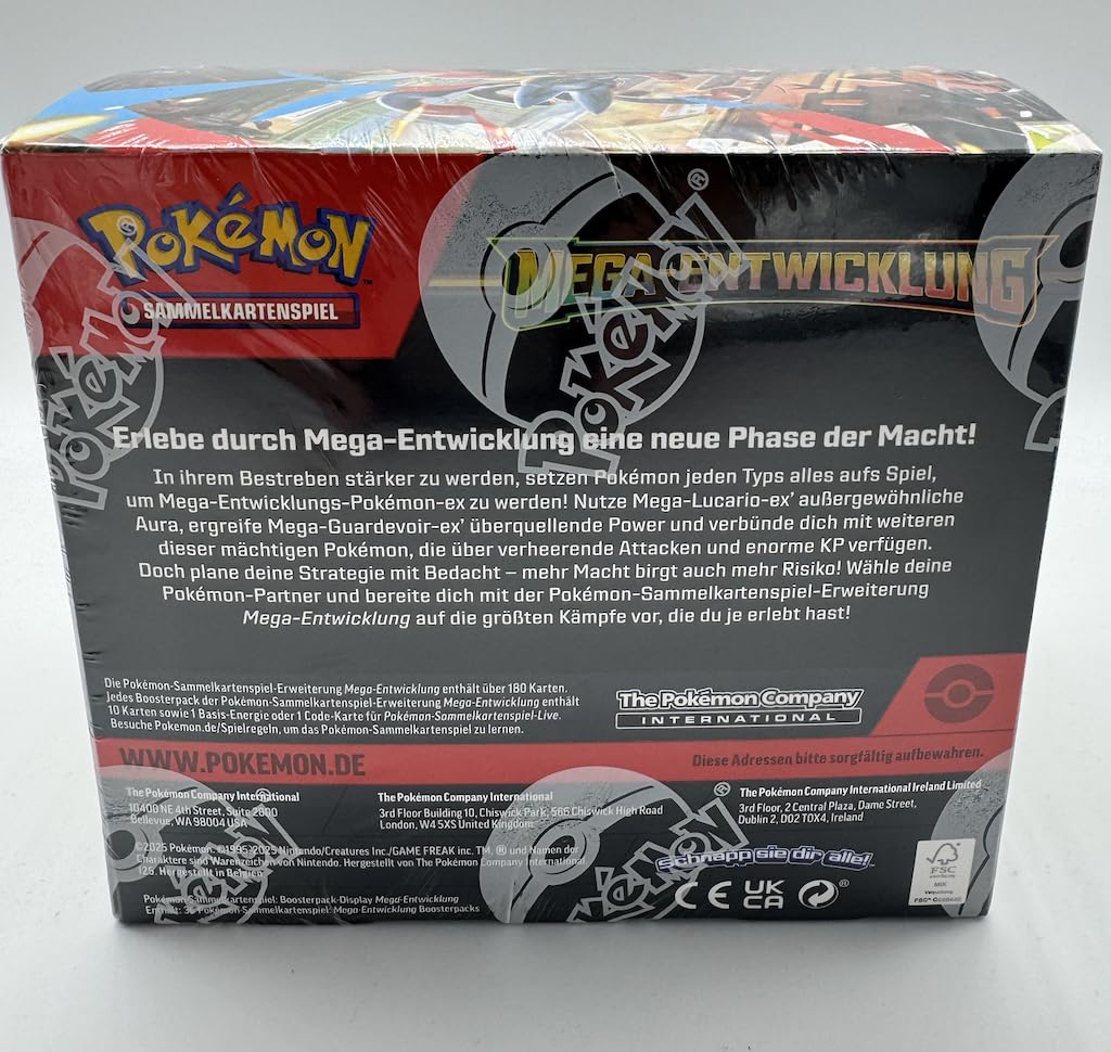 Pokémon TCG: Mega Evolution Booster Display (36 Packs) - DE