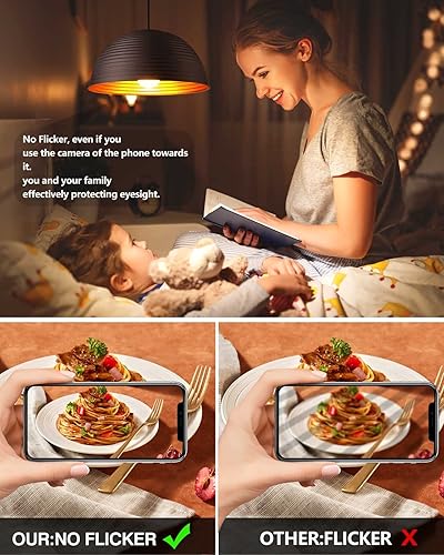 Miniatura 4 de LUXEXPE Bombilla de globo, bombilla globo G120, bombillas LED blancas de 4000 K, bombillas de globo grande de 18 W  200 W, base E26, 1800 lúmenes,