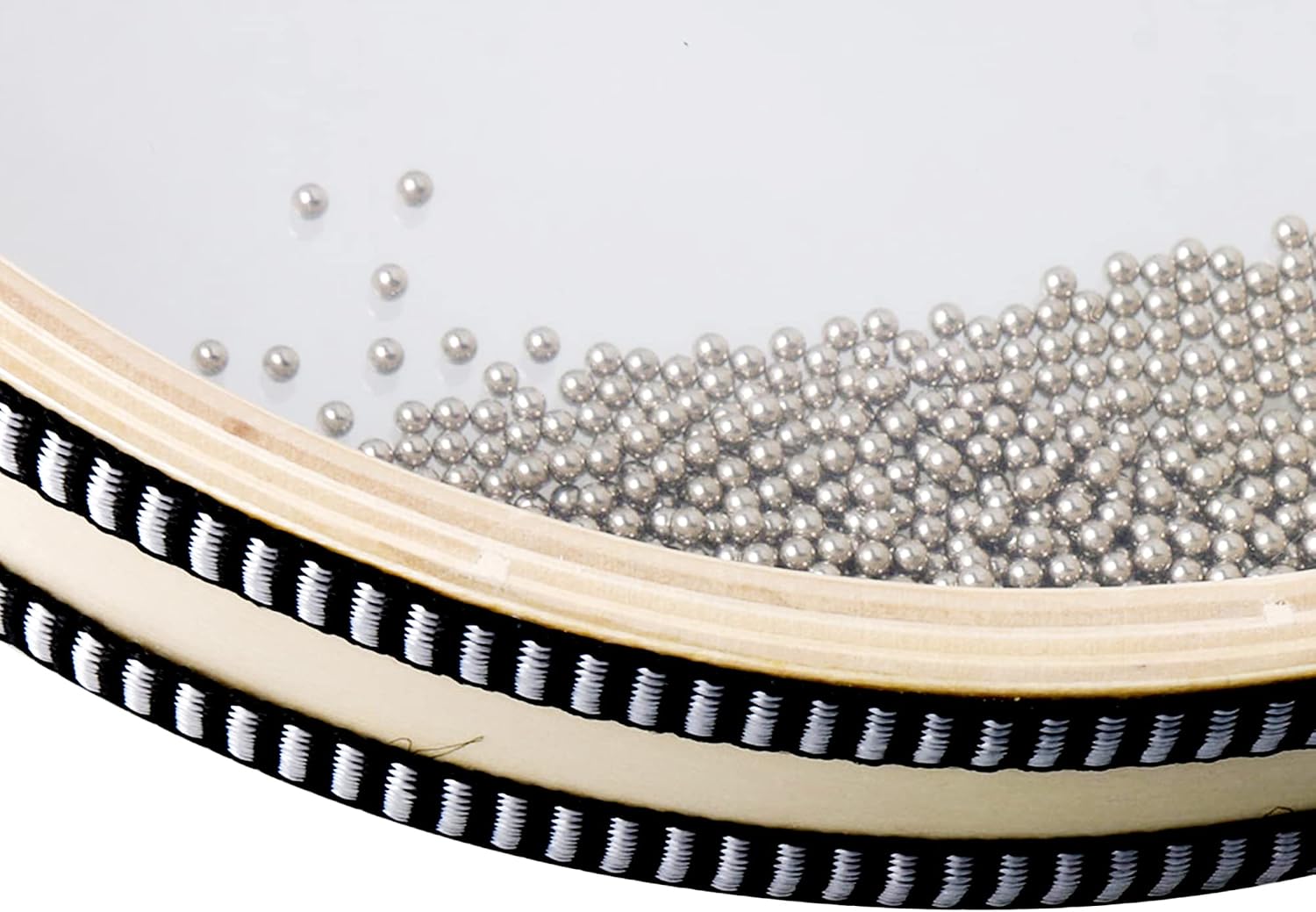 10 Inch Wave Bead Hand Natural Color Sound Percussion Sea Drum Musical Instrument Percussion for Home Supplies