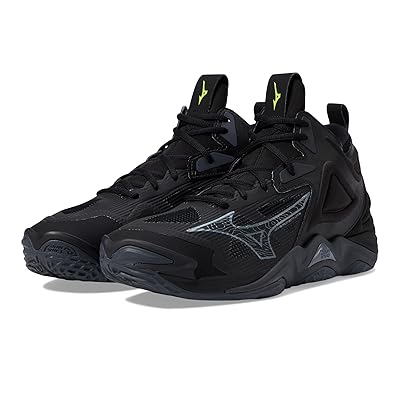 Mizuno Wave Momentum 3 Mid Volleyball Shoes Black/Grey