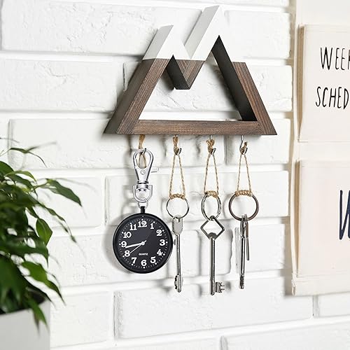 Miniatura 5 de Junkin Reloj de bolsillo de cuarzo de 2 piezas con hebilla de llave redonda llavero clip en reloj portátil unisex