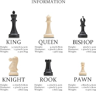 A&A Tournament Chess Game / 51 cm x 51 cm Foldable Silicone Chess Board / 9.5 cm King Height Plastic Quadruple Weighted Classic Staunton Figures / Storage Bag