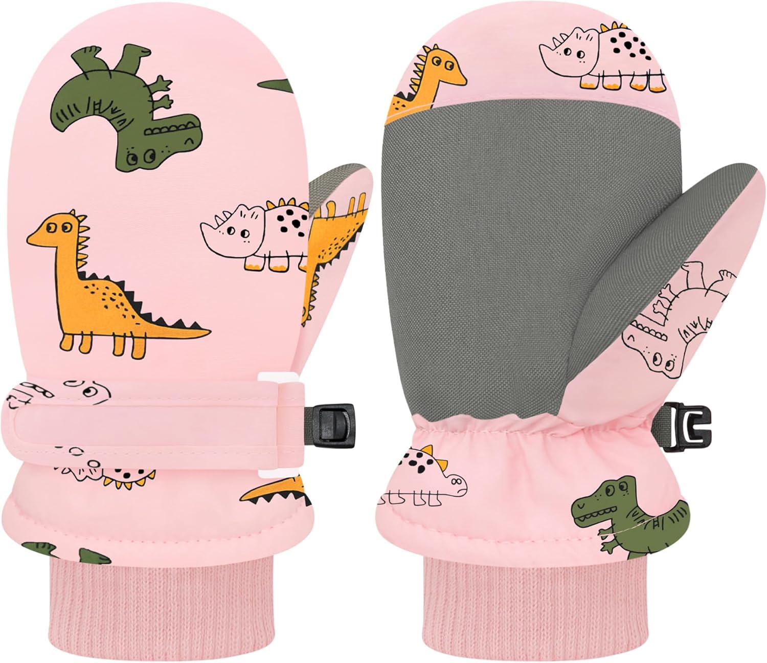 Olreco Baby Toddler Mittens Waterproof Toddler Snow Gloves Infant Baby Mittens Winter Kids Ski Gloves for Boys Girls