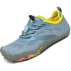 SAGUARO Kids' Barefoot Shoes Boys Girls Quick Dry Aqua Athletic Sneakers Lightweight Sport Footwear Toddler Water Shoes