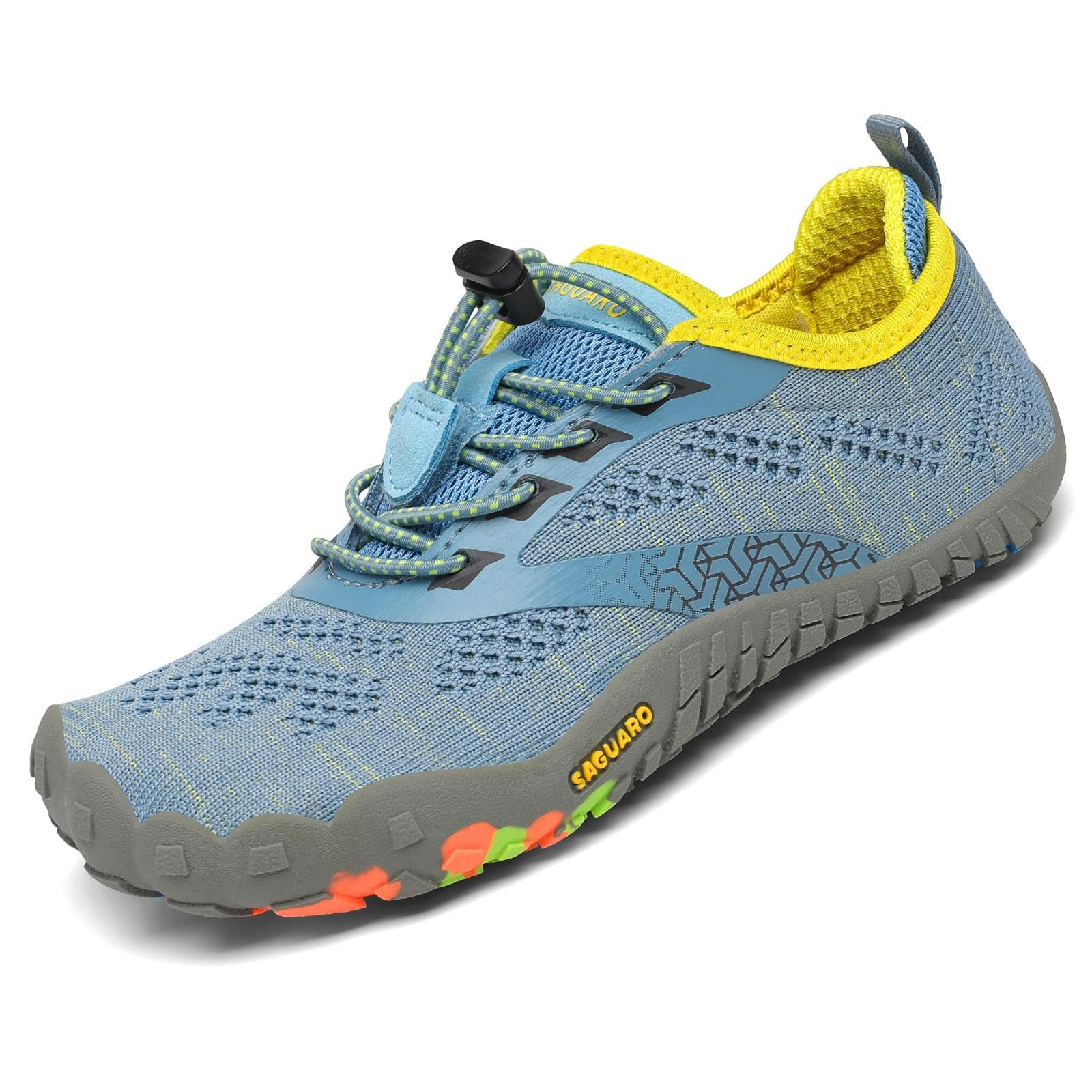 SAGUARO Kids' Barefoot Shoes Boys Girls Quick Dry Aqua Athletic Sneakers Lightweight Sport Footwear Toddler Water Shoes