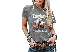 Vintage Cowboy Take Me Away Women's Country Music Graphic Tee