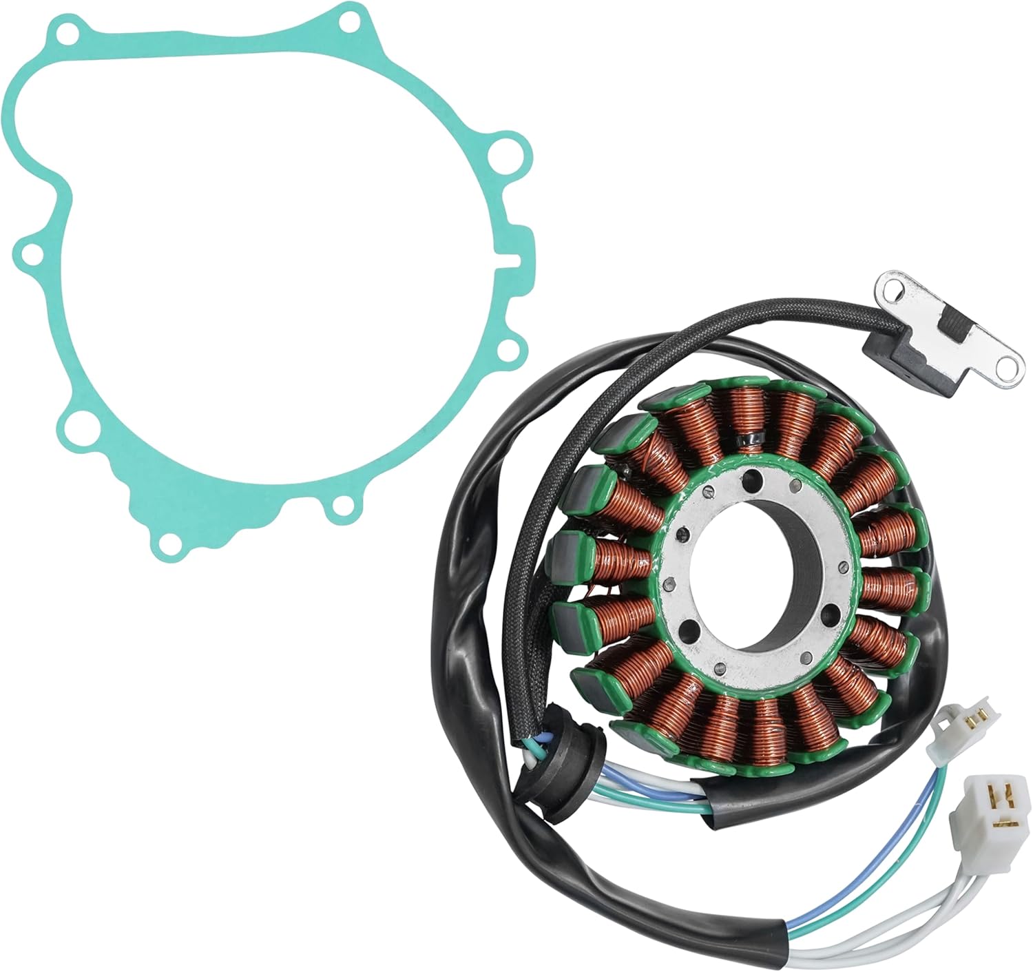 Caltric Stator and Gasket Compatible With Yamaha TTR250 1999 2000 2001 2002 2003 2004 2005 2006