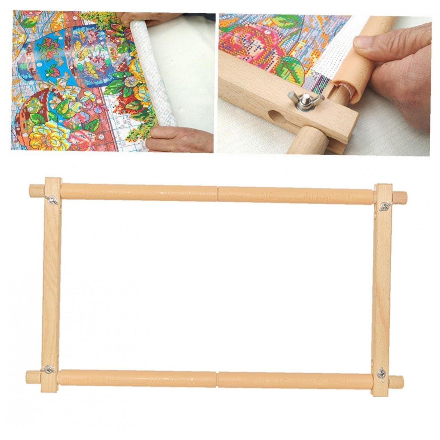 新品未使用タグ付　フレームワーク チュール刺繍ベスト 刺繍キット】刺繍枠飾りを作ろう♪/初心者向け/embroidery kit