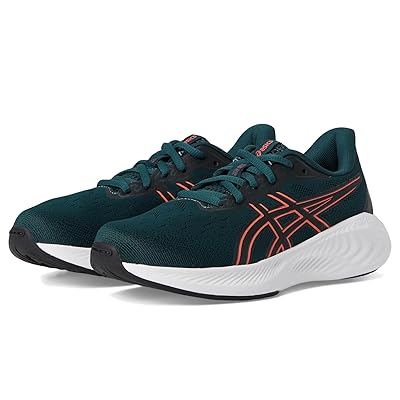ASICS Kids Gel Cumulus 26 GS (Little Kid/Big Kid) Kids Shoes Saxon Green/Coral Reef