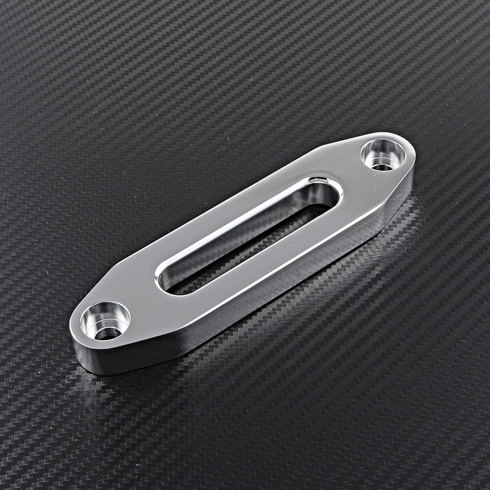 Billet Aluminum Hawse Fairlead Compatible with Synthetic Winch Rope (4.5
