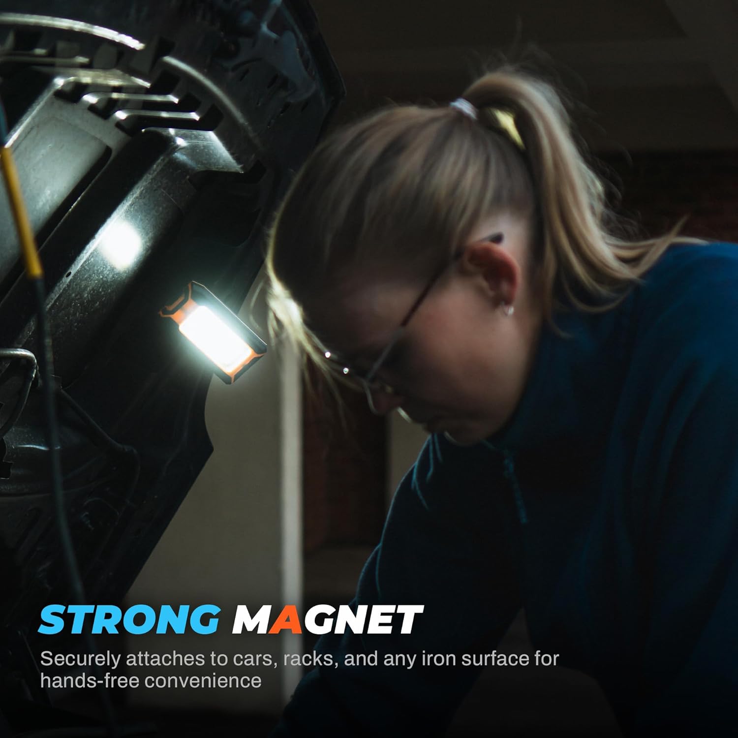 2-Pack LED Rechargeable Work Light, 1500 Lumens - Image 3