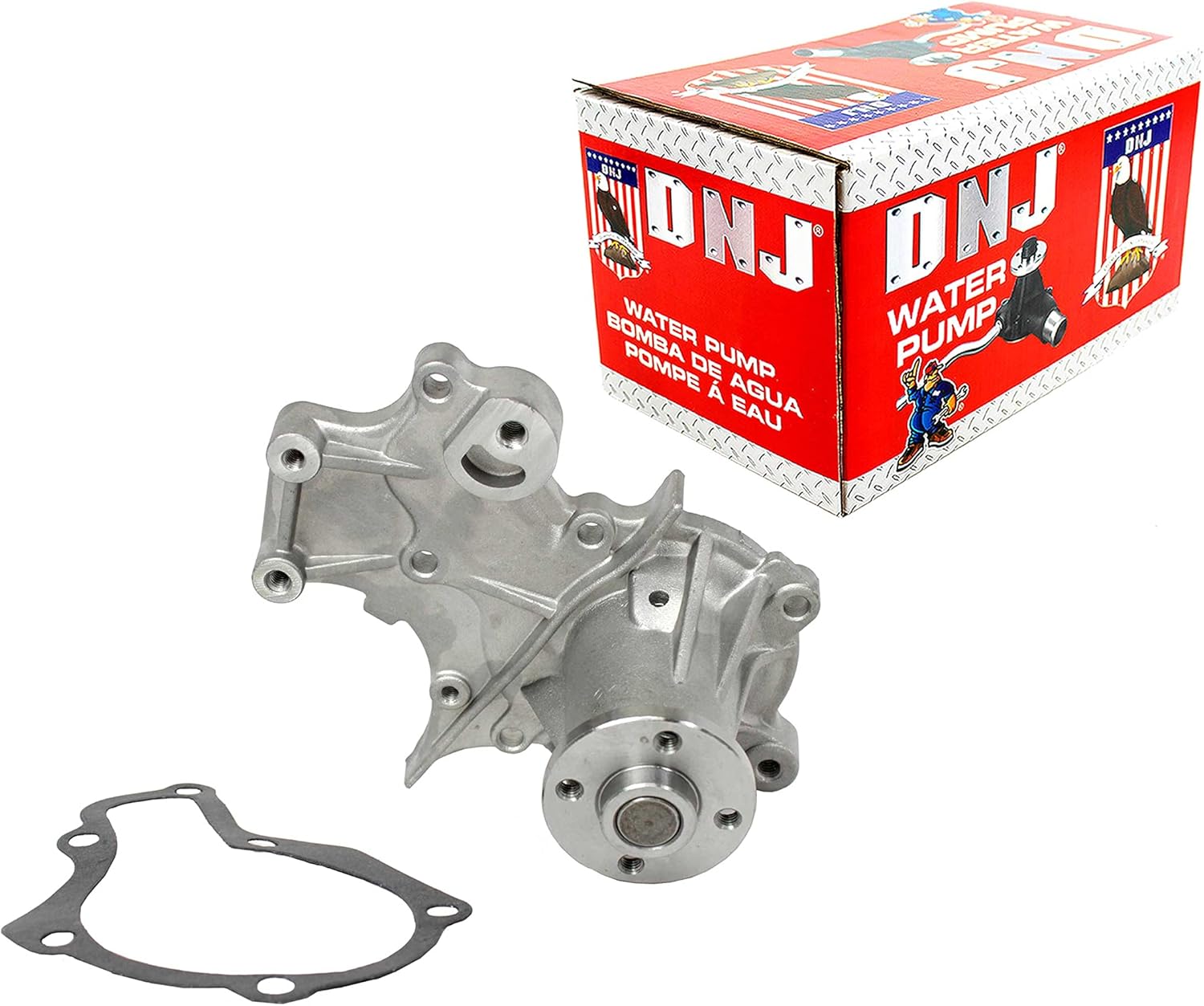 DNJ WP525 Water Pump for 1989-1998 Chevrolet, Geo, Suzuki Esteem, Sidekick, Tracker 1.6L L4 16V SOHC 1588cc