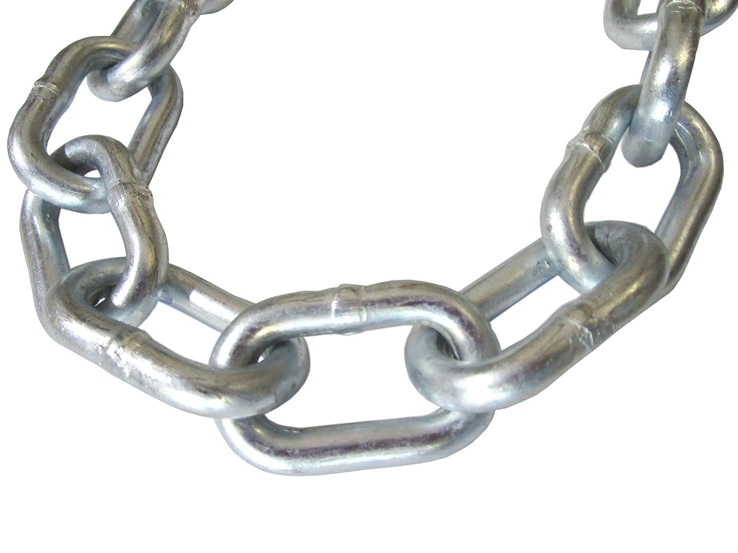 5/16" x 550 FT Zinc Plated Bulk Chain | Proof Coil Grade 30 | 1,900 LBS Working Load | Max Capacity 7,600 LBS | Rigging Utility Chain | Binder Logging Transport General Purpose | Professional Use